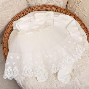 Платье для новорожденных Зефирка