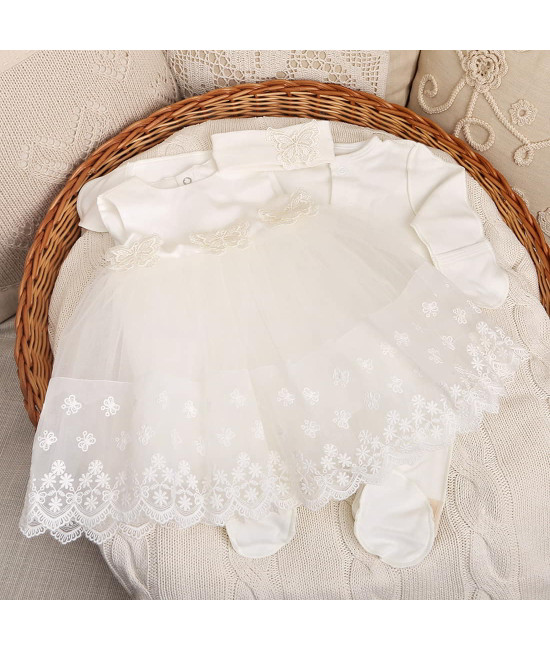 Платье для новорожденных Зефирка