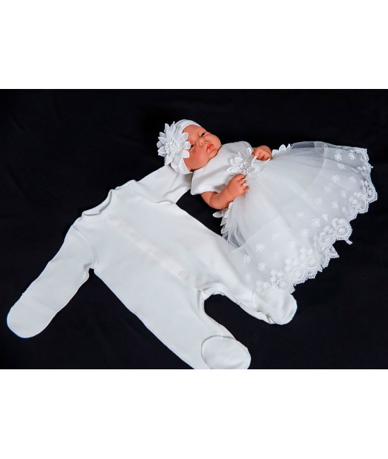 Платье для новорожденных Зефирка