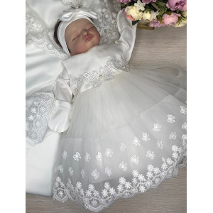 Платье для новорожденных Зефирка
