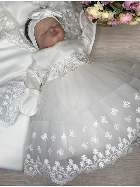 Платье для новорожденных Зефирка