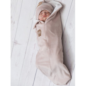 Люлька-переноска Королевская бархат какао