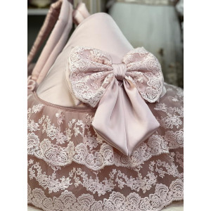 Люлька-переноска для новорожденного Азалия пудра