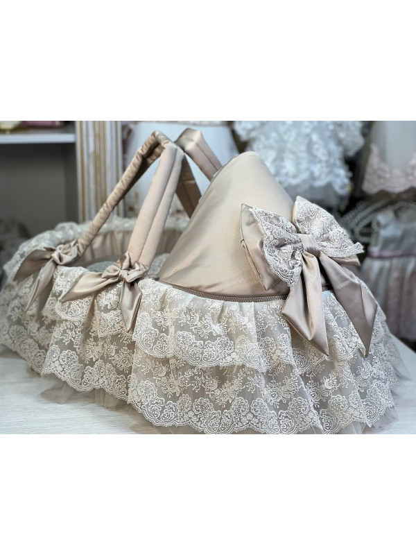 Люлька-переноска Азалия тафта какао