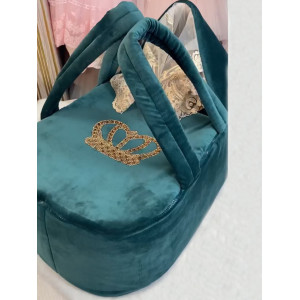 Люлька-переноска Корона изумруд