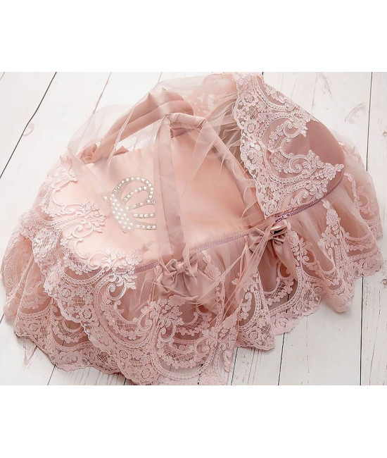 Люлька-переноска для новорожденного Бель пудра