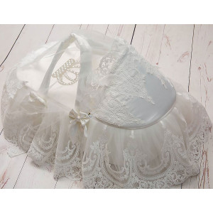 Люлька-переноска для новорожденного Бель молочная