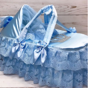 Люлька-переноска Марин Блю голубая