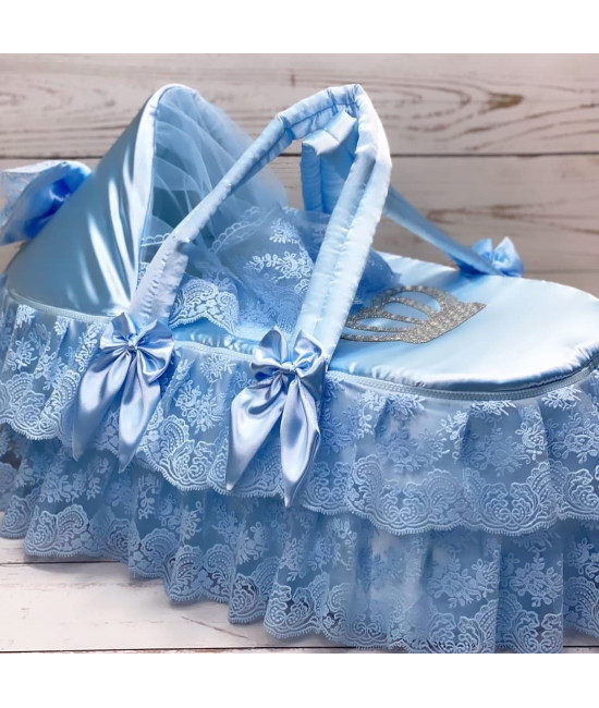 Люлька-переноска Марин Блю голубая