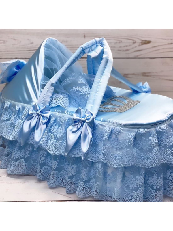 Люлька-переноска Марин Блю голубая