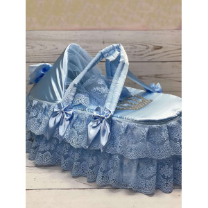 Люлька-переноска Марин Блю голубая