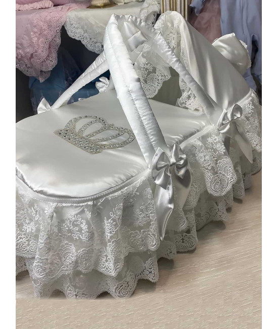 Люлька-переноска Марин Блю молочная