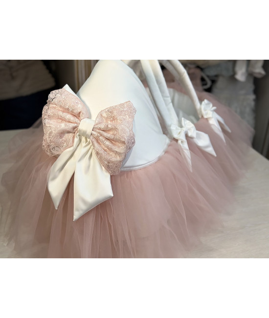 Люлька-переноска Эльза молочная-пудра