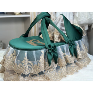 Комплект на выписку Роскошь-Джентльмен изумруд