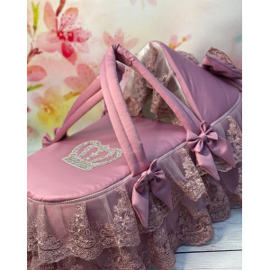 Люлька-переноска Королевская 2 сиреневая