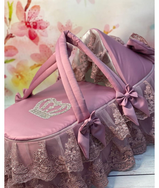 Люлька-переноска Королевская 2 сиреневая