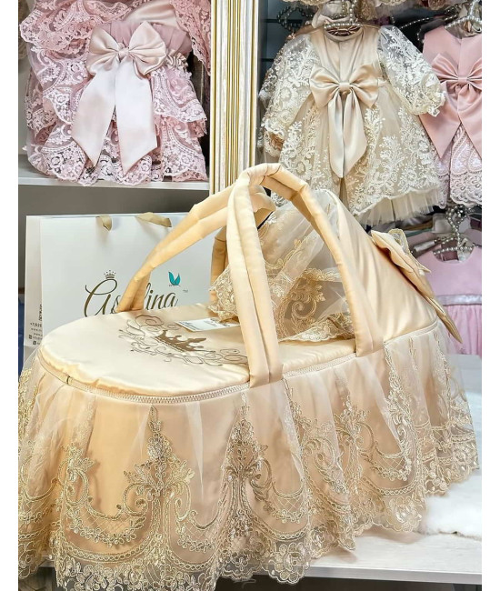 Люлька-переноска Великолепный век тафта ваниль