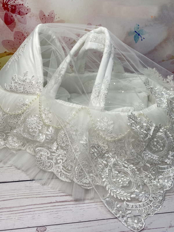 Люлька-переноска МариМар тафта молочная