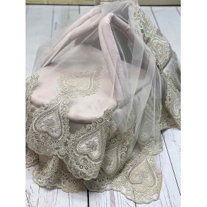 Люлька-переноска для новорожденного Маркиза бархат какао