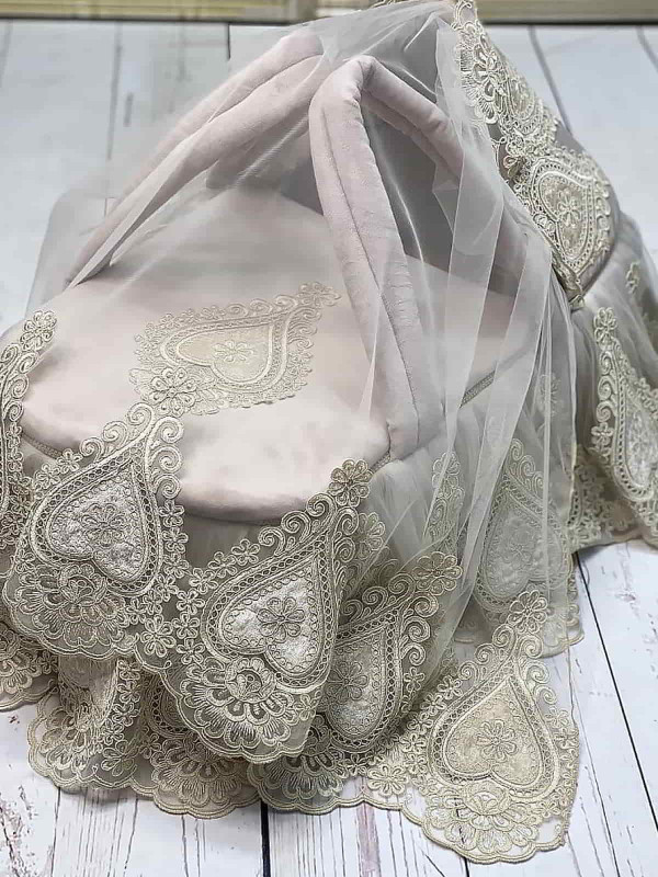 Люлька-переноска Маркиза велюр какао