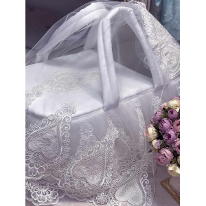 Люлька-переноска для новорожденного Маркиза молочная