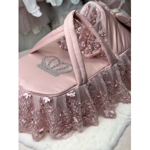 Люлька-переноска для новорожденного Великолепная роскошь пудра