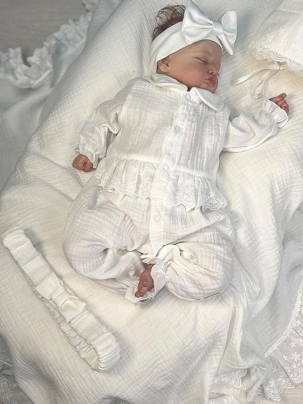 Летний муслиновый комплект Грета белый