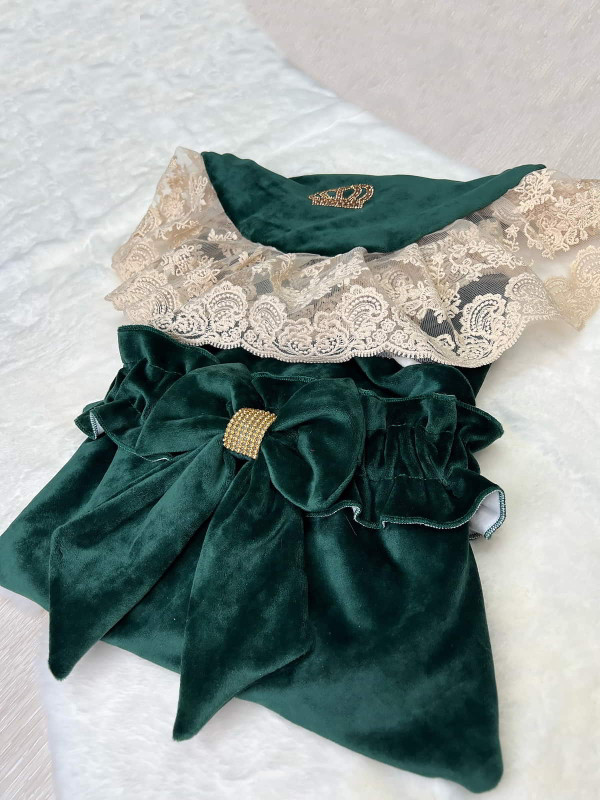 Летний плед Королевский изумруд