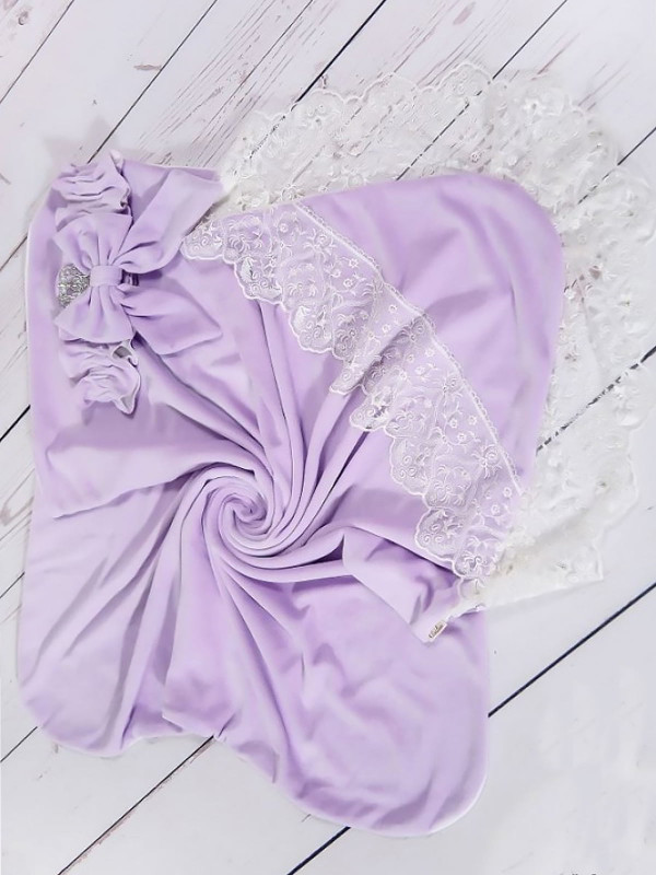 Летний плед Королевский сирень