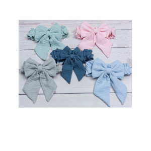 Летний комплект на выписку Итан голубой