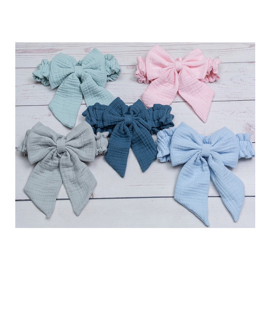 Летний комплект на выписку Итан голубой