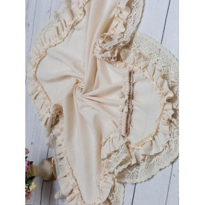 Летний комплект на выписку Мелисса крем