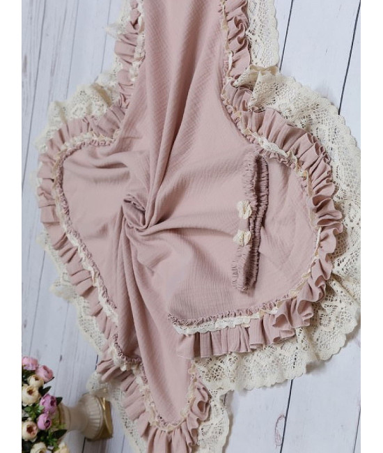 Летний плед на выписку Мелисса какао