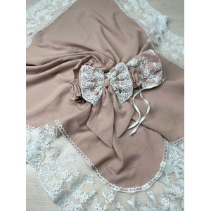 Летний комплект на выписку Амаль какао