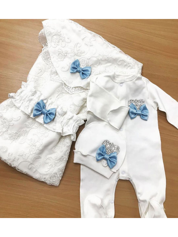 Летний комплект Цветочная фея голубой