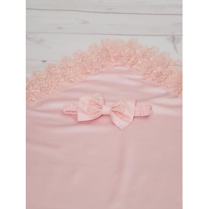 Вязаный комплект Пахлава пудра