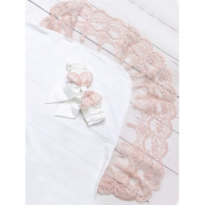 Уголок на выписку Буше молочный-персик