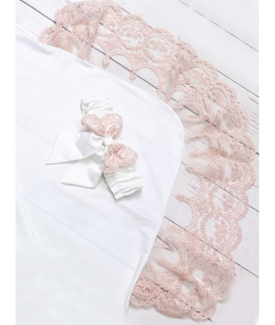 Уголок на выписку Буше молочный-персик