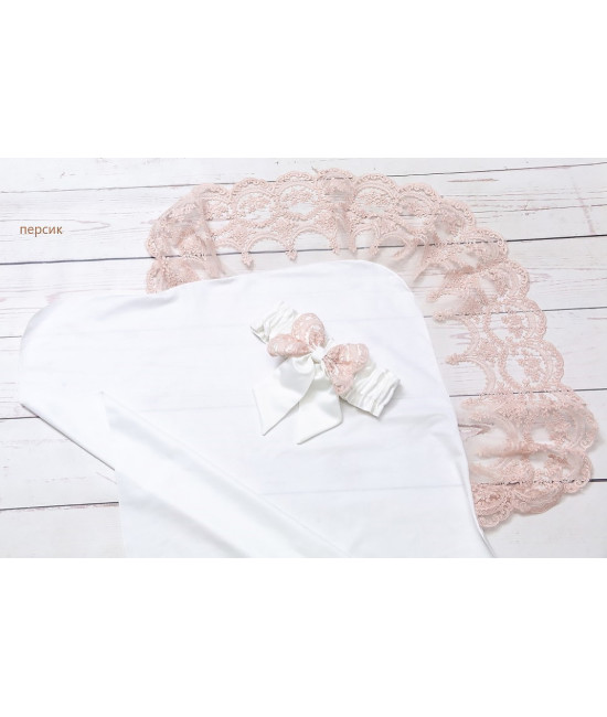 Уголок на выписку Буше молочный-персик