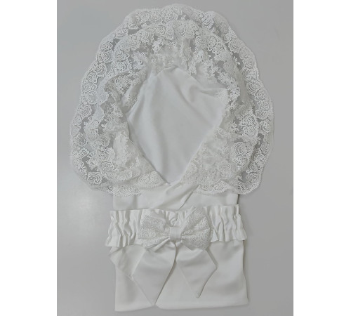 Уголок на выписку с поясом Марин молочный