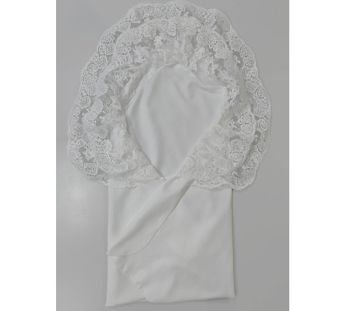 Уголок на выписку с поясом Марин молочный