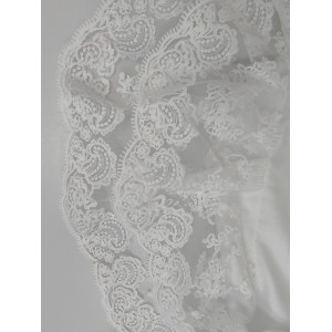 Уголок на выписку с поясом Марин молочный