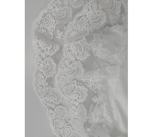 Уголок на выписку с поясом Марин молочный