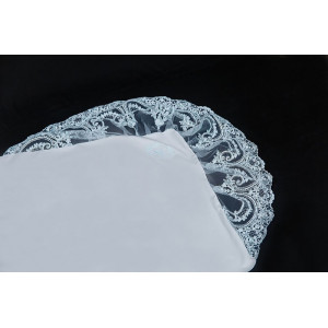 Уголок на выписку Роскошь молочный-аквамарин