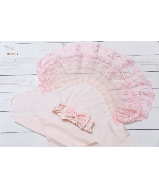 Уголок на выписку Вуаля персик