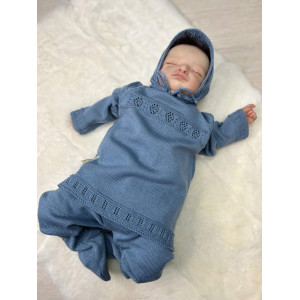 Вязаный хлопковый комбинезон Фрезия парламент