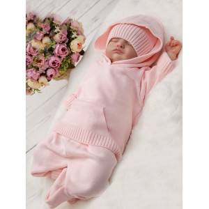 Вязаный набор Худи персиковый