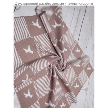 Вязаный комплект для новорожденного Asselina Ико, какао