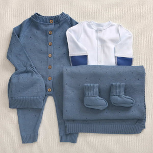 Летний вязаный комплект Капелька парламент