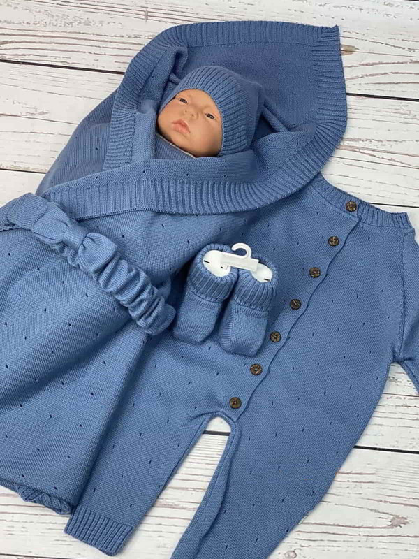 Летний вязаный комплект Капелька парламент